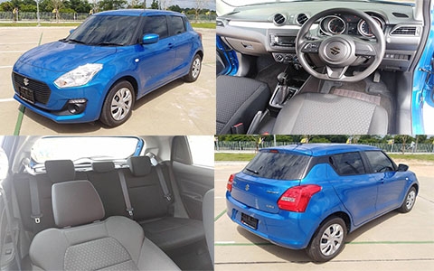 A NEW SUZUKI SWIFT BLUE