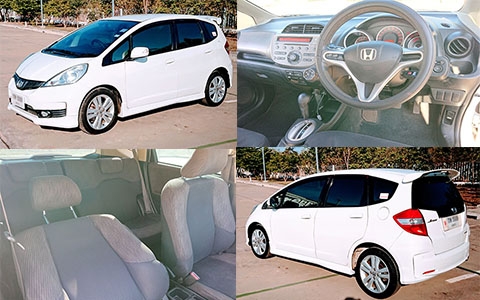 HONDA JAZZ WHITE