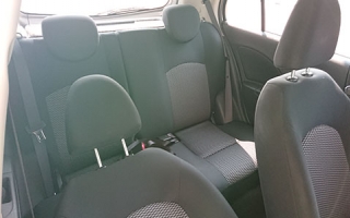 A NISSAN MARCH SILVER